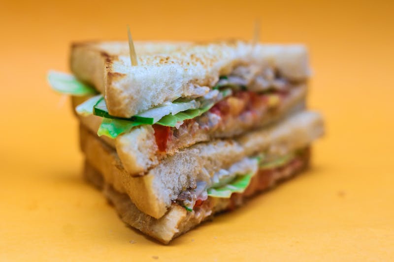 Turkey Avocado Club sandwich on fresh bread