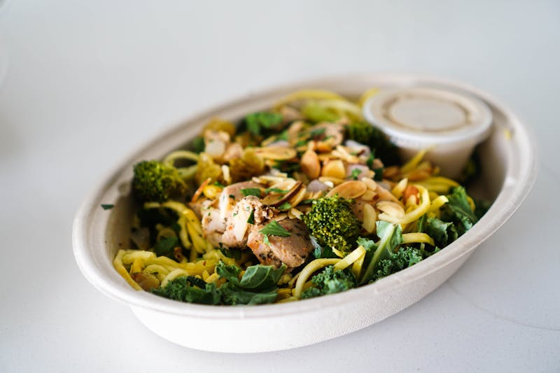 Chicken Power Bowl with protein-rich ingredients