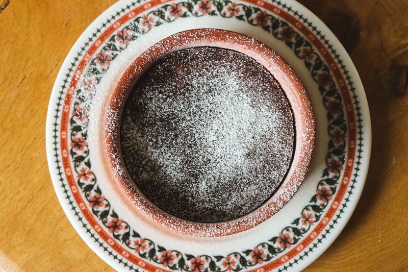 Chocolate Lava Cake with molten center